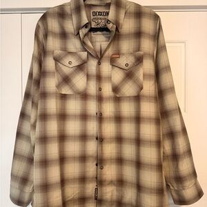 Dixon ordinance Flannel in Brown Plaid